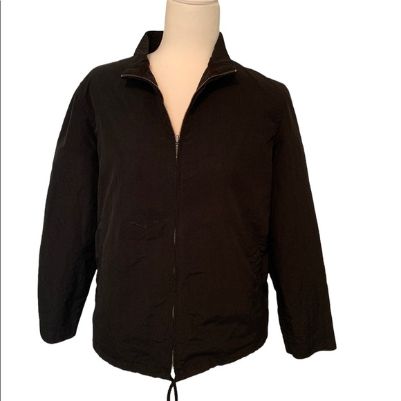 GAP black nylon jacket Size Medium - Picture 1 of 7